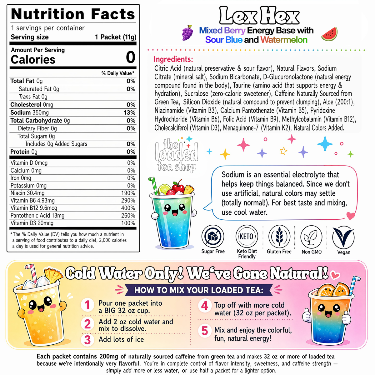 Lex Hex loaded tea